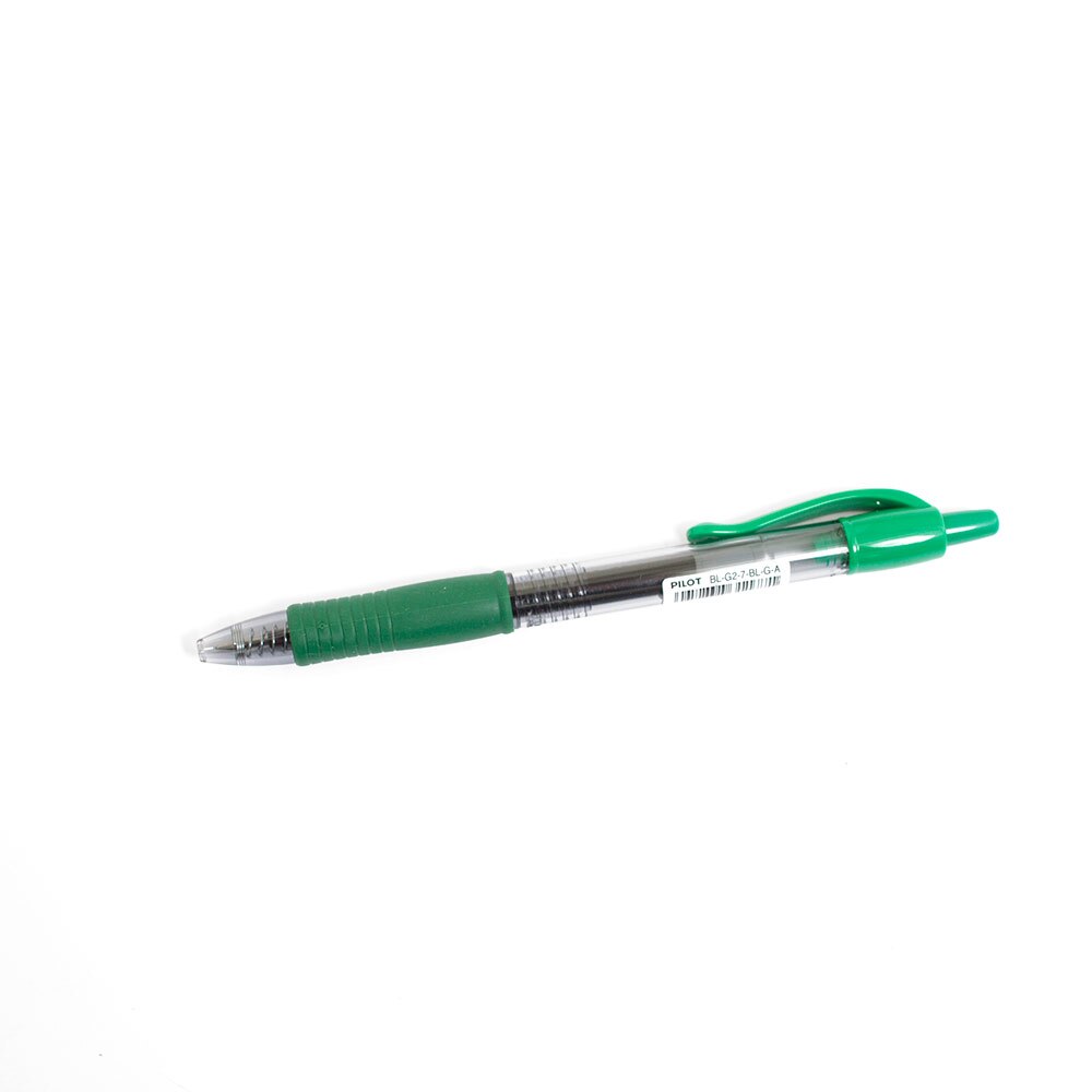 Pilot, G2, Retractable, Gel Ink, Pen, Fine, Green